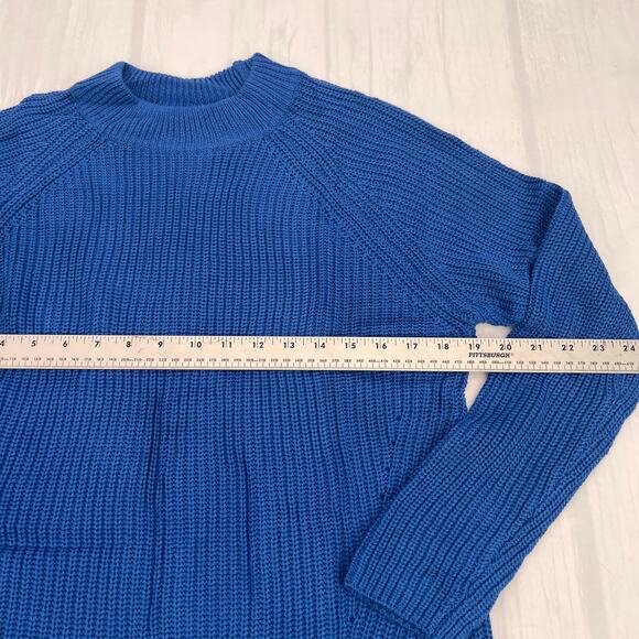 Blue Crew Neck Sweater - Picture 5 of 6